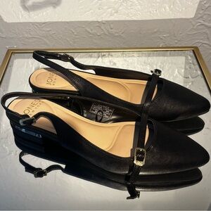 Jones New York Black Slingback Mary Jane’s NWOT